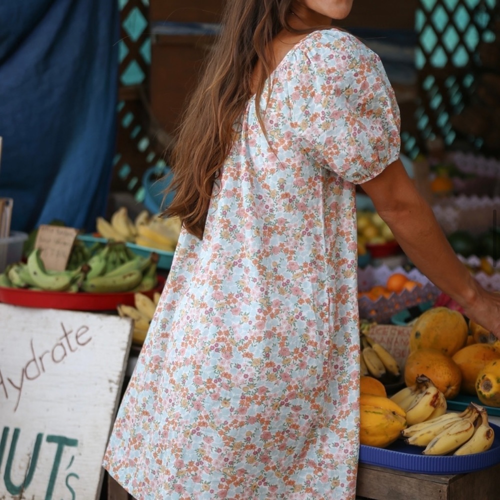 Minnow print dress